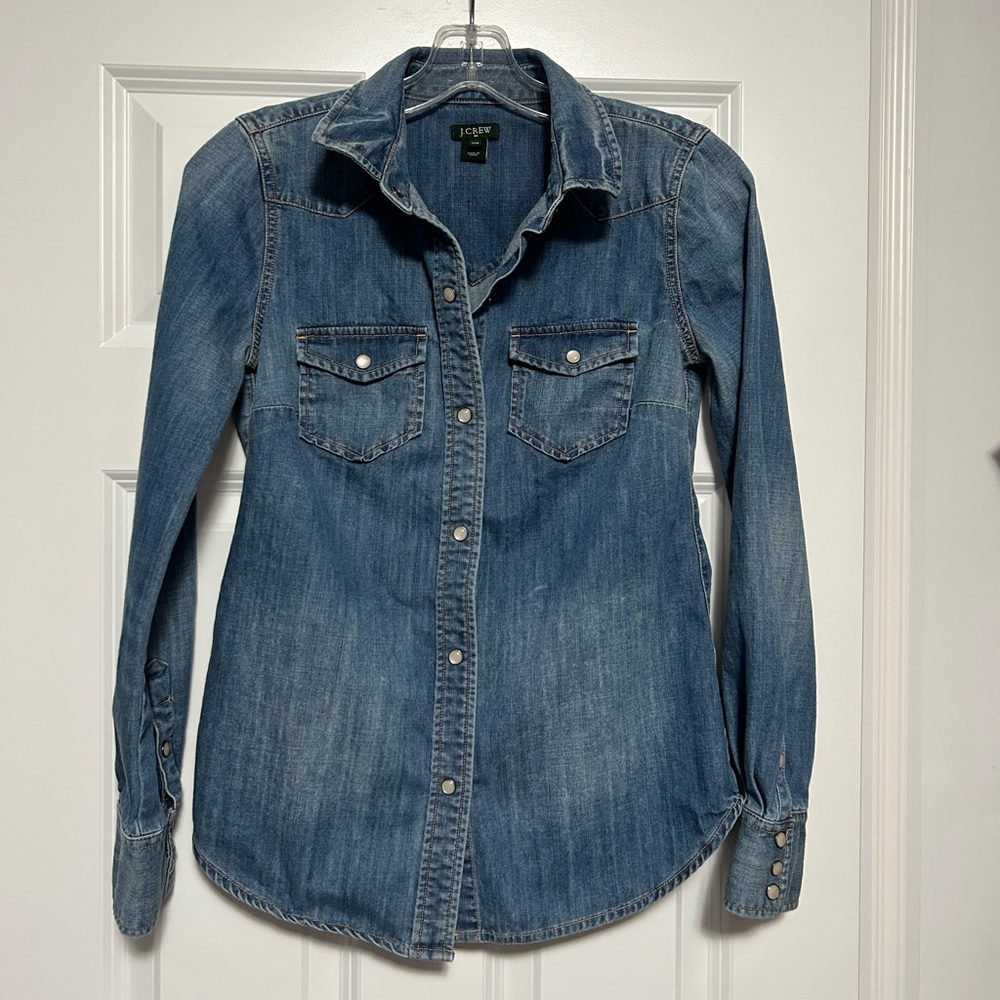 JCrew Factory denim shirt